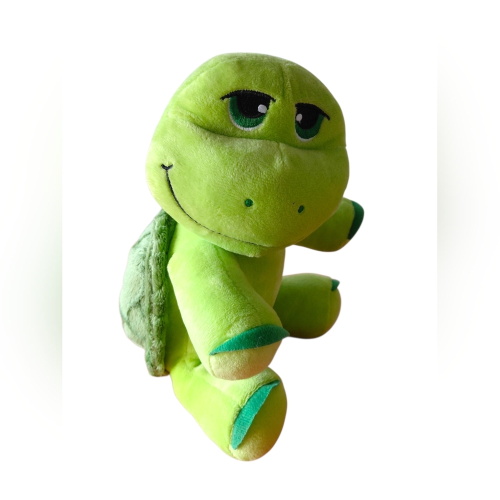 Green Plush Turtle Like New